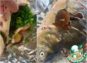 Карп. Запеченный в духовке