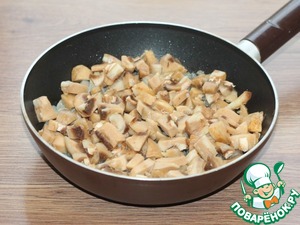 Котлеты со спаггети и грибным соусом Котлеты со спаггети и грибным соусом