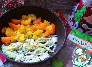 Купаты из индейки с апельсиново-мандариновым соусом Купаты из индейки с апельсиново-мандариновым соусом