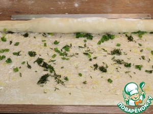 Ленивые пельмени с индейкой и капустой