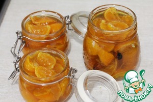 Мандарины в коньячном сиропе