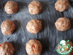 Мясные гнезда из фарша индейки"Змейки" Мясные гнезда из фарша индейки"Змейки"