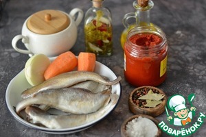 Навага в томатном маринаде