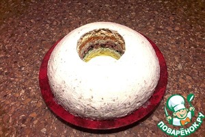 Новогодний салат с варено копченой индейкой Новогодний салат с варено копченой индейкой