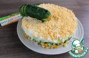 Новогодний салат "Символ года" Новогодний салат "Символ года"