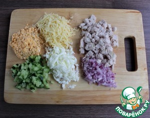 Новогодний салат "Символ года" Новогодний салат "Символ года"