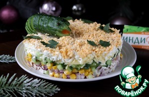 Новогодний салат "Символ года" Новогодний салат "Символ года"