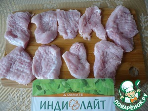 Отбивные из стейка индейки в кляре