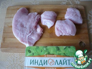 Отбивные из стейка индейки в кляре