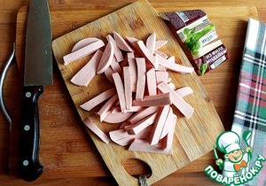 Овощное ассорти на кеци с колбасой Овощное ассорти на кеци с колбасой