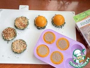 Паштет из печени с облепиховым желе