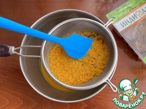 Паштет из печени с облепиховым желе