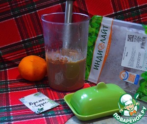 Печёночный паштет с мандаринами Печёночный паштет с мандаринами