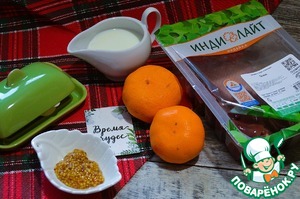 Печёночный паштет с мандаринами Печёночный паштет с мандаринами