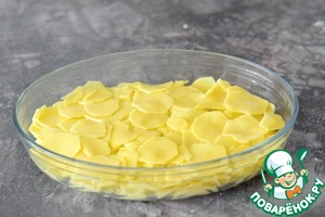 Постная запеканка из сырого картофеля