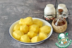 Постная запеканка из сырого картофеля