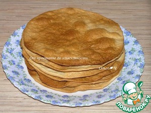 Постный шоколадный торт а-ля "Наполеон" Постный шоколадный торт а-ля "Наполеон"