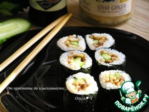 Роллы с кальмарами Роллы с кальмарами