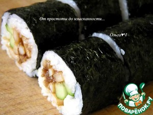 Роллы с кальмарами Роллы с кальмарами