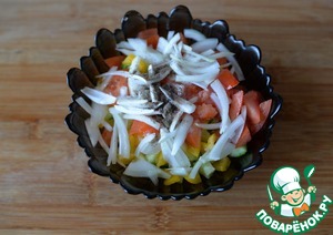 Салат из индейки и овощей "Восточный"