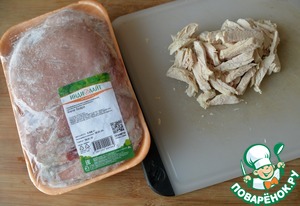 Салат из индейки и шпината