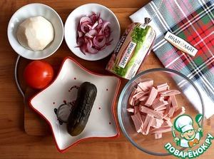 Салат из колбасы и редьки Салат из колбасы и редьки