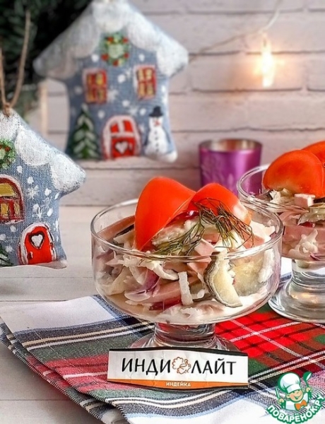 Салат из колбасы и редьки Салат из колбасы и редьки