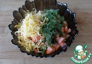 Салат из копчёной индейки "Малибу"