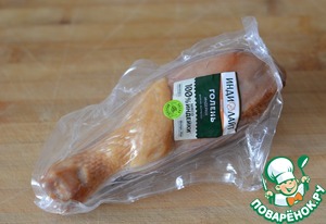 Салат из копчёной индейки "Малибу"