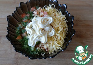 Салат из копчёной индейки "Малибу"