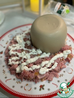 Салат "Месяц молодой" Салат "Месяц молодой"