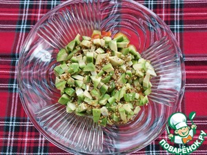 Салат с авокадо "Мозаика" Салат с авокадо "Мозаика"