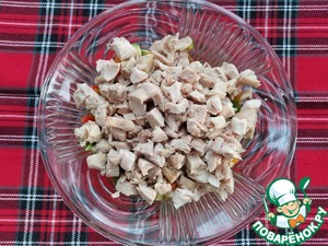 Салат с авокадо "Мозаика" Салат с авокадо "Мозаика"