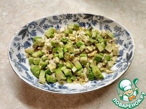 Салат "Тиффани" с авокадо Салат "Тиффани" с авокадо