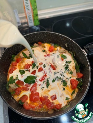 Шницель в сливочном соусе Шницель в сливочном соусе