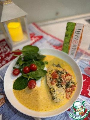 Шницель в сливочном соусе Шницель в сливочном соусе