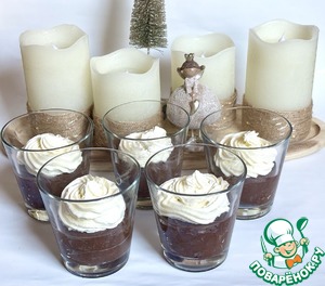 Шоколадно-кокосовый мусс