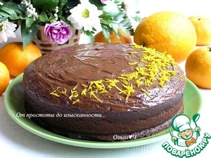 Свекольно-шоколадный торт с апельсиновой цедрой