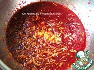 Свекольно-шоколадный торт с апельсиновой цедрой