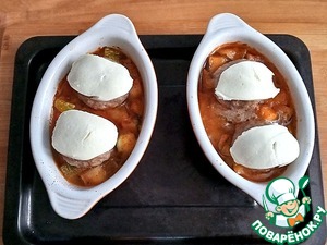 Тефтели с кабачком в томатном соусе