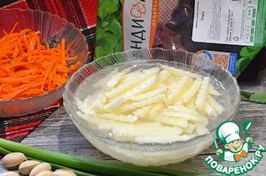 Теплый салат с печенью индейки