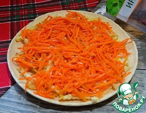 Теплый салат с печенью индейки