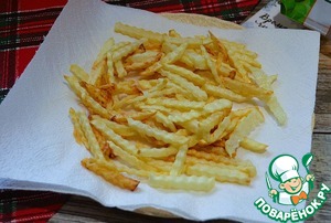 Теплый салат с печенью индейки