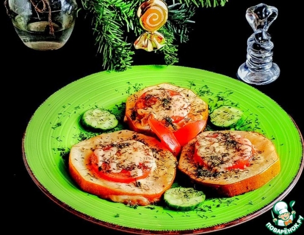 Закуска из кабачков и колбасы Закуска из кабачков и колбасы