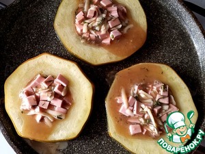 Закуска из кабачков и колбасы Закуска из кабачков и колбасы