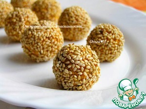 Закусочные морковно-ореховые шарики