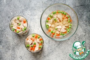 Заливное из индейки "Провансаль" Заливное из индейки "Провансаль"