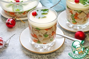 Заливное из индейки "Провансаль" Заливное из индейки "Провансаль"