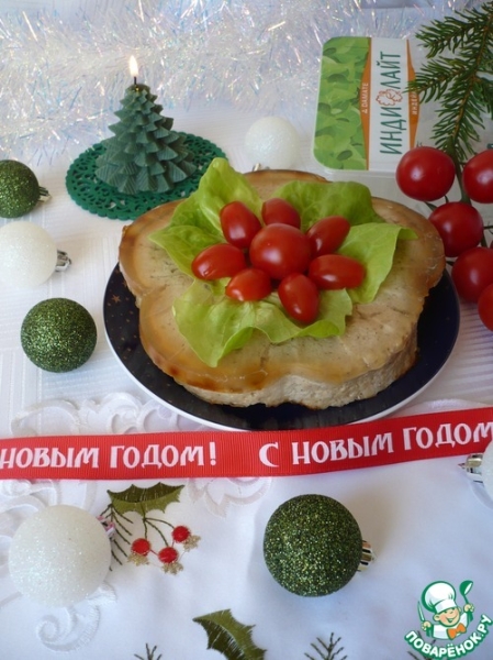 Запеченная закуска из филе грудки индейки Запеченная закуска из филе грудки индейки