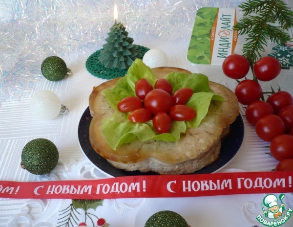 Запеченная закуска из филе грудки индейки Запеченная закуска из филе грудки индейки